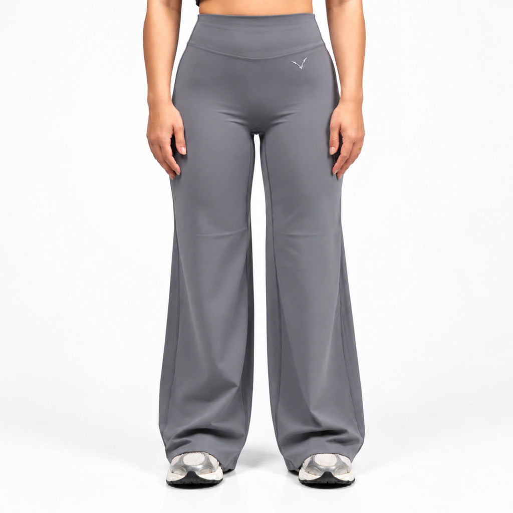 CONTOUR WIDE LEG LEGGINGS (Grey)