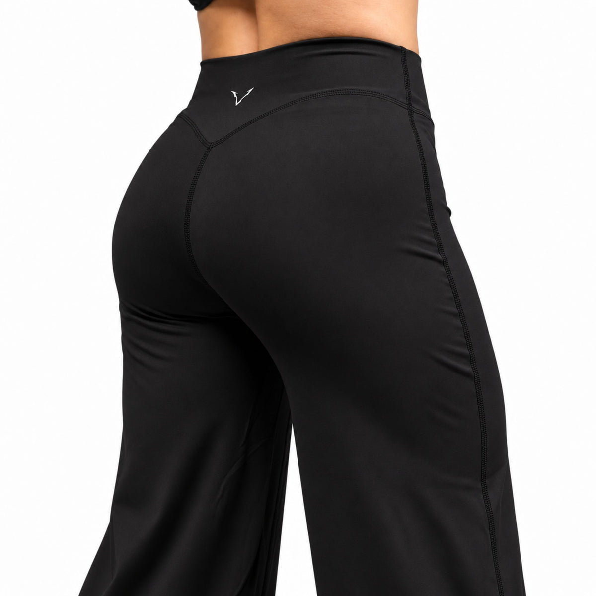 CONTOUR WIDE LEG LEGGINGS (Black)