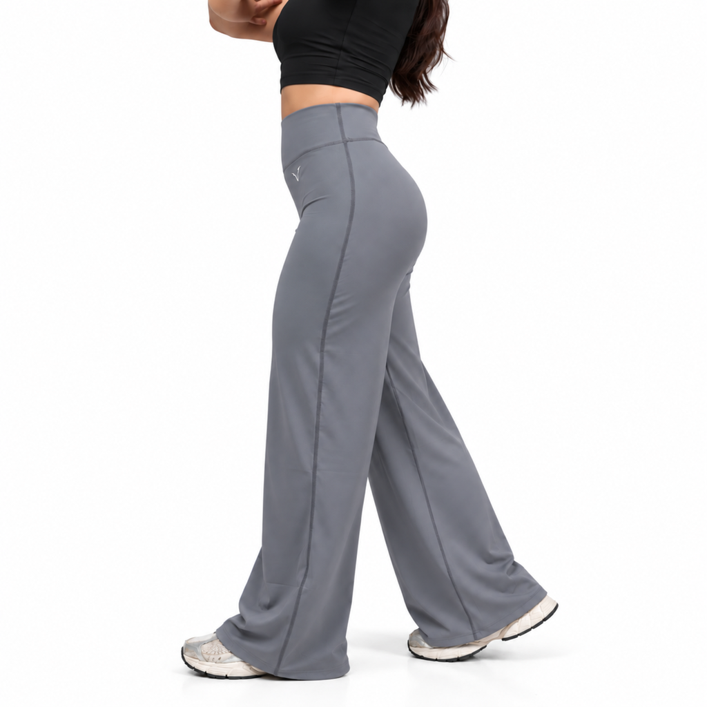 CONTOUR WIDE LEG LEGGINGS (Grey)