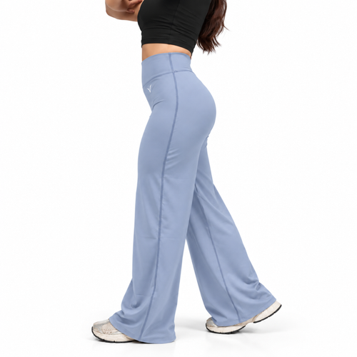 CONTOUR WIDE LEG LEGGINGS (Soft Blue)